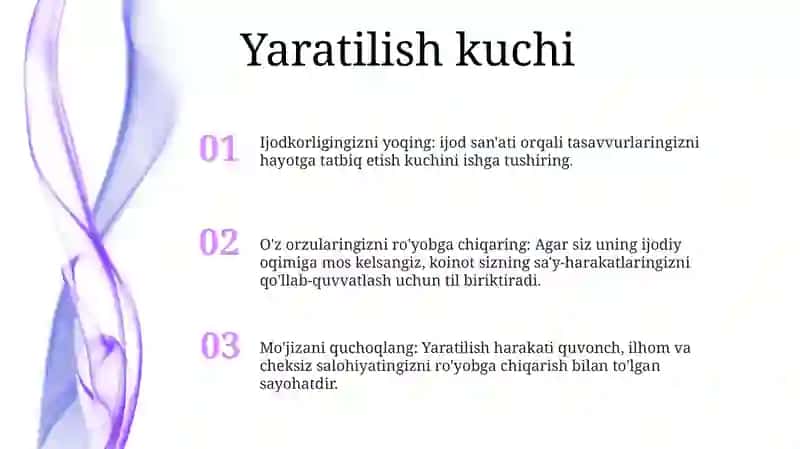 Yaratilish kuchi 2
