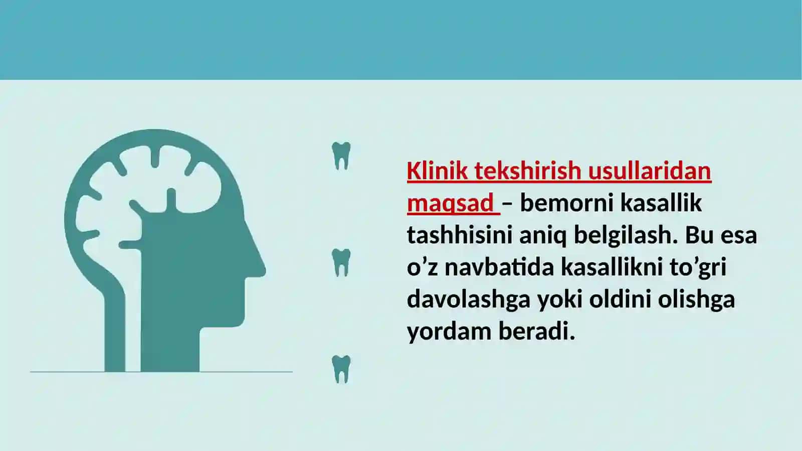 Stomatologik bemorlarni qoʻshimcha tekshirish usullari 2