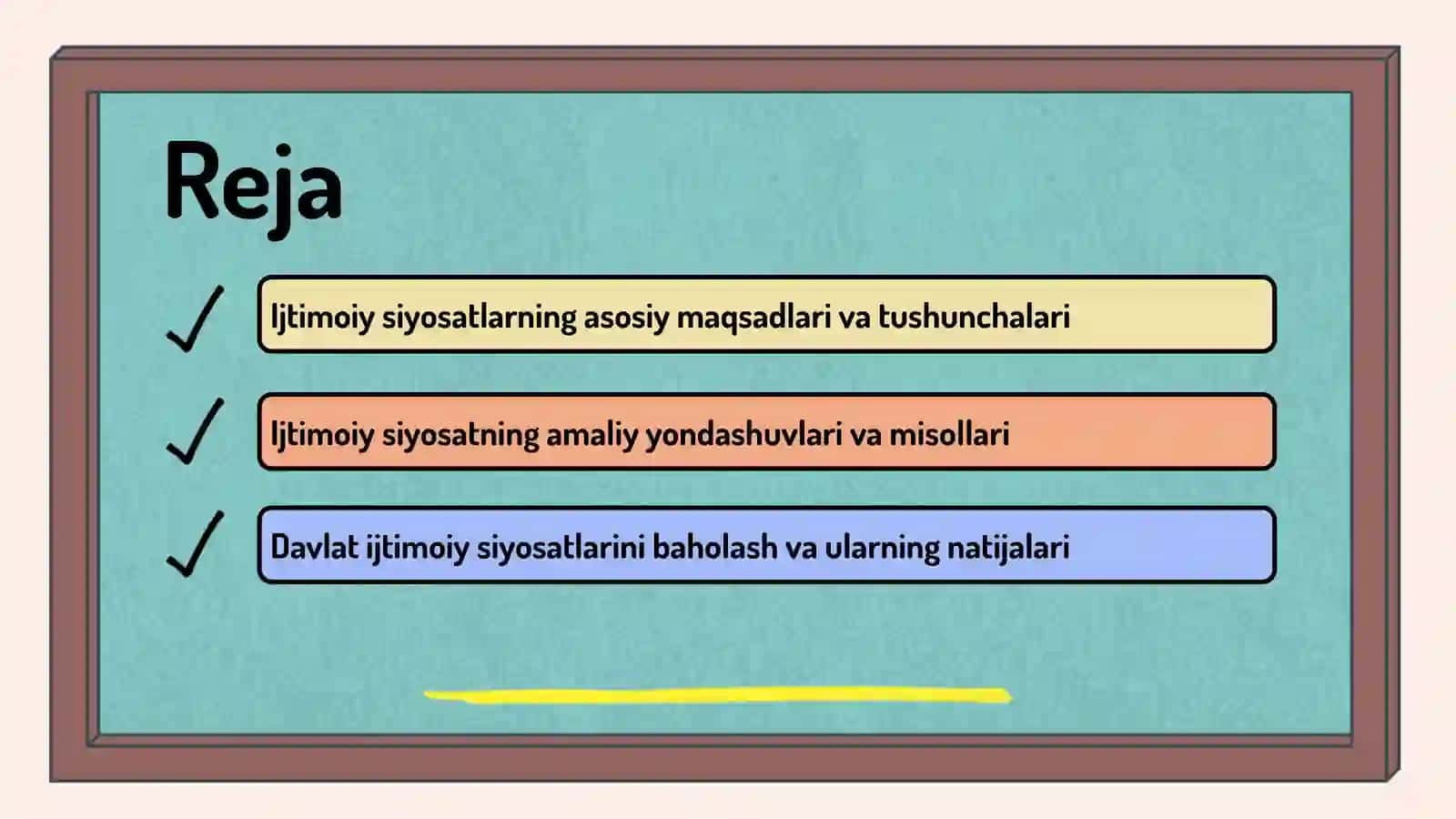 Davlat ijtimoiy siyosatlari 2