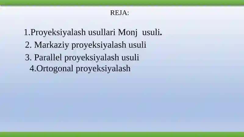 Proyeksionchizmachilik 2