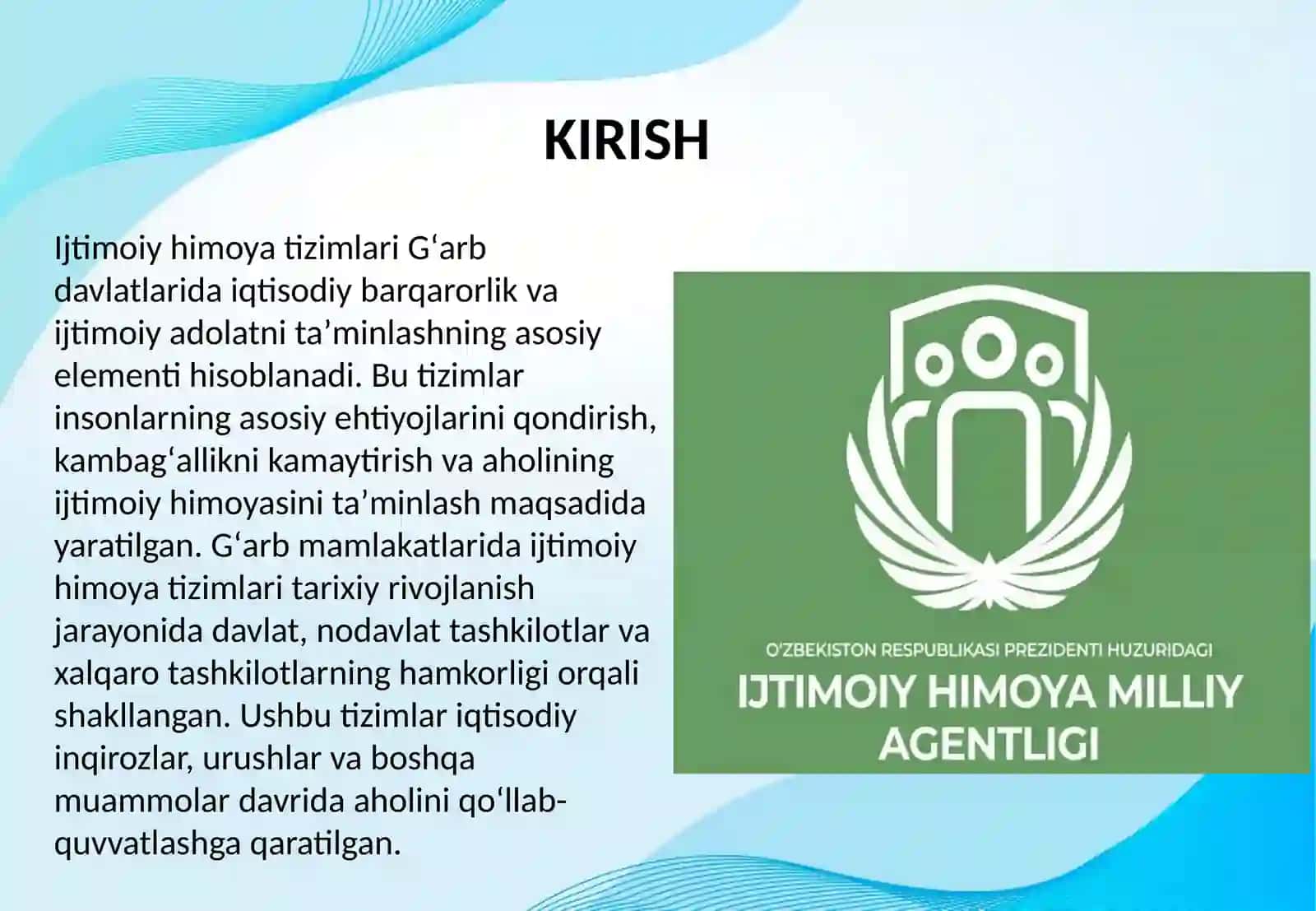 G'ARB DAVLATLARDA IJTIMOIY HIMOYA TIZIMI ASOSLARINI SHAKLLANISHI 2