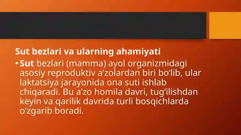 Sutbezlar va ularning ahamiyati 2