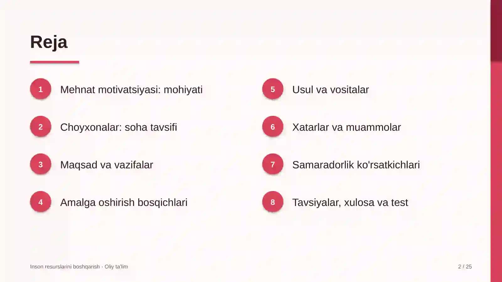 Choyxonalarda mehnat motivatsiyasi 2