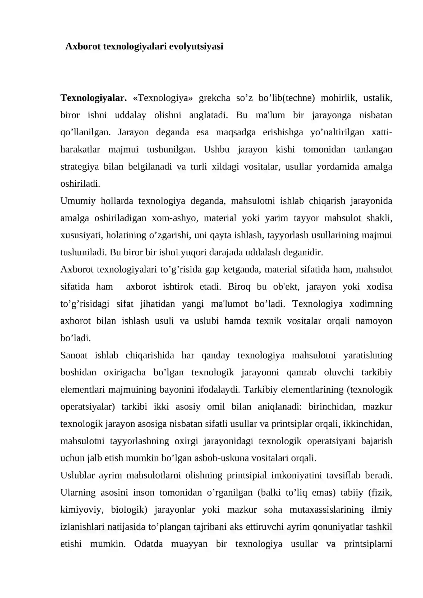 Avtomatlashtirilgan axborot tеxnologiyalari 2
