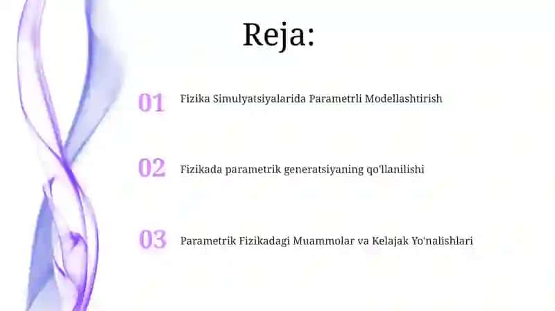 Fizikada parametrik generatsiya tushinchasi 2