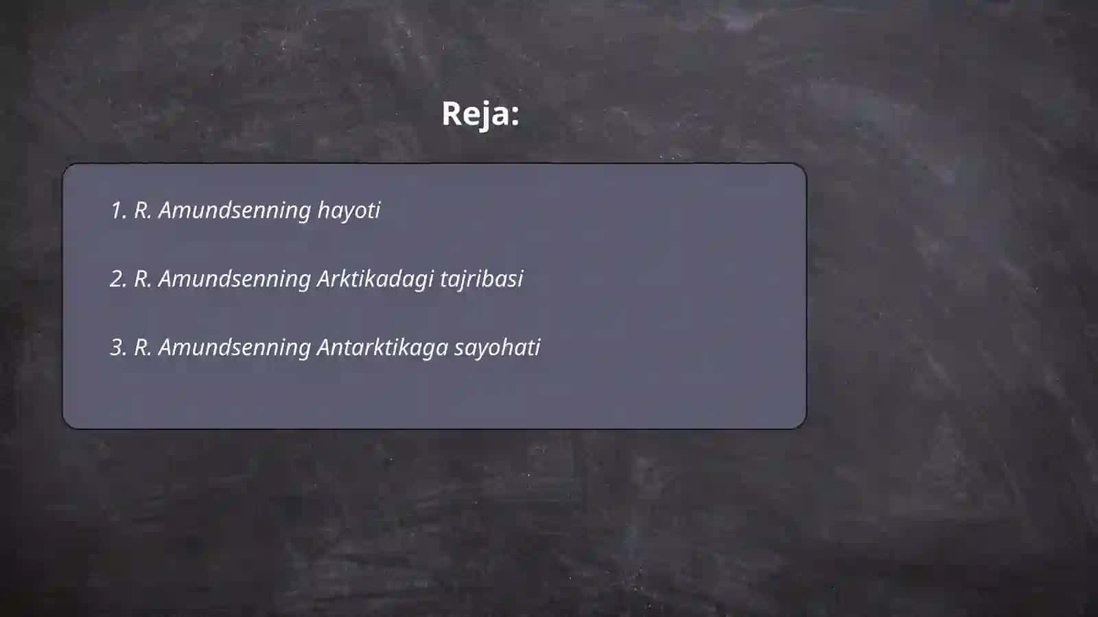 R. Amundesn sayoxati 2