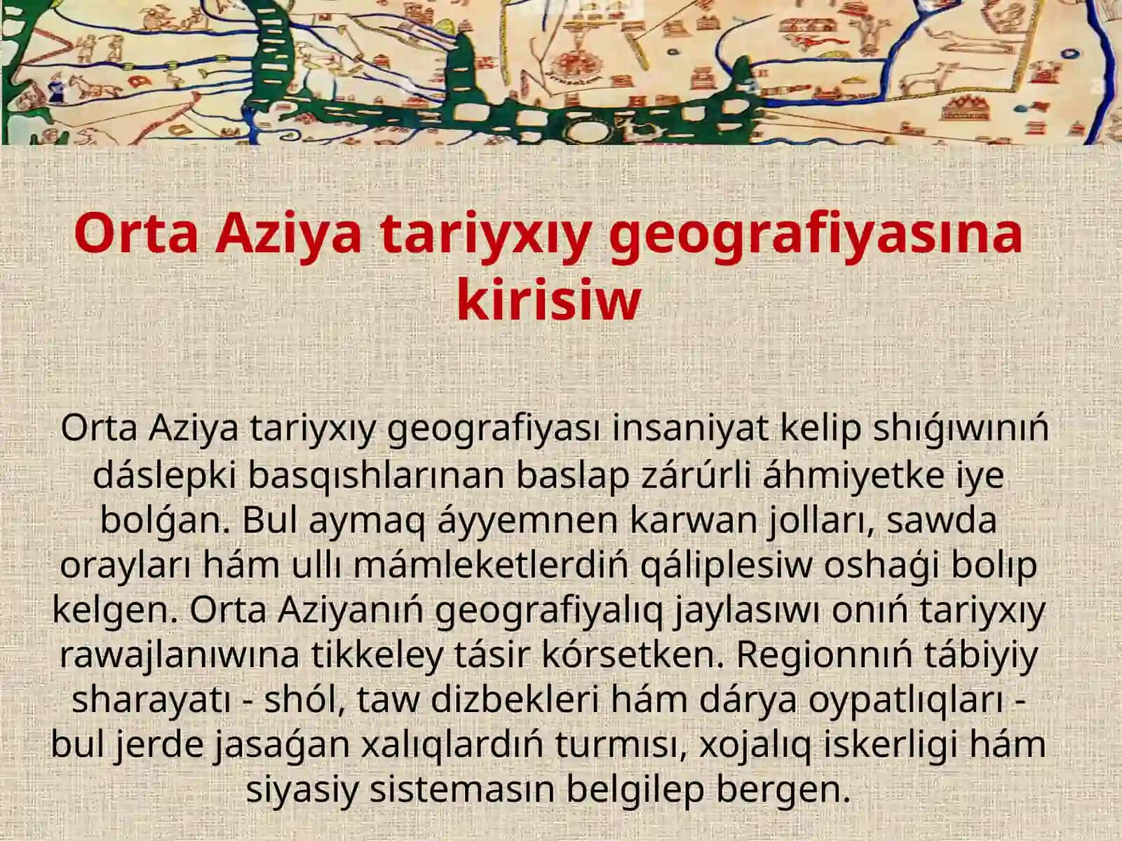 Orta Aziya tariyxıy geografiyası 2