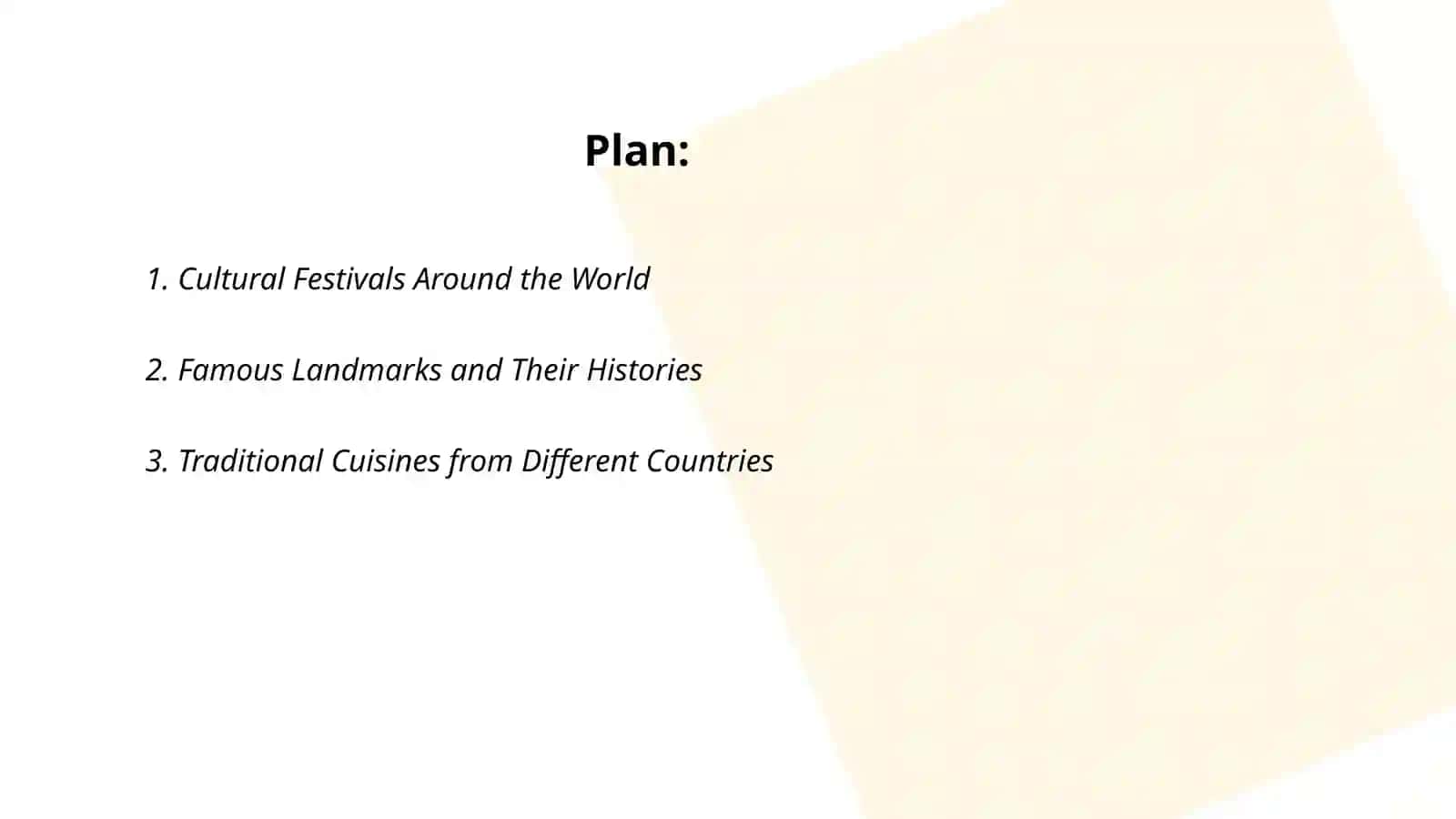 Cultural Festivals Around the World 2