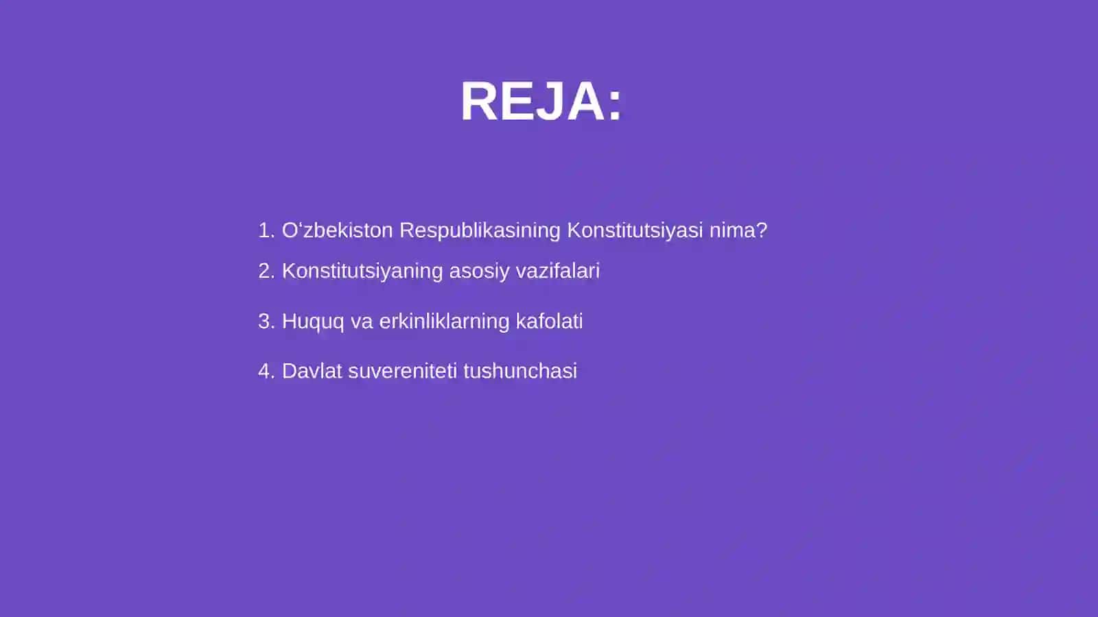 Oʻzbekiston Respublikasining Konstitutsiyasi 2