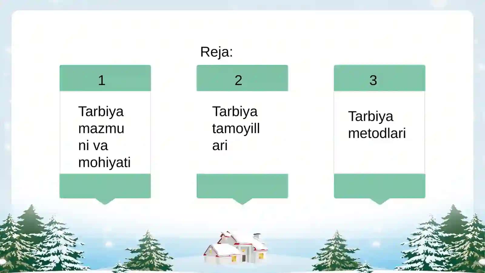 Tarbiya  jarayonining mazmuni, mohiyati, tarbiyat tamoyillari va metodlari 2