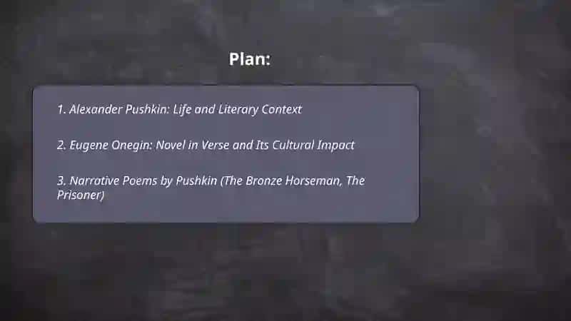 Literary Heritage: Pushkin 2