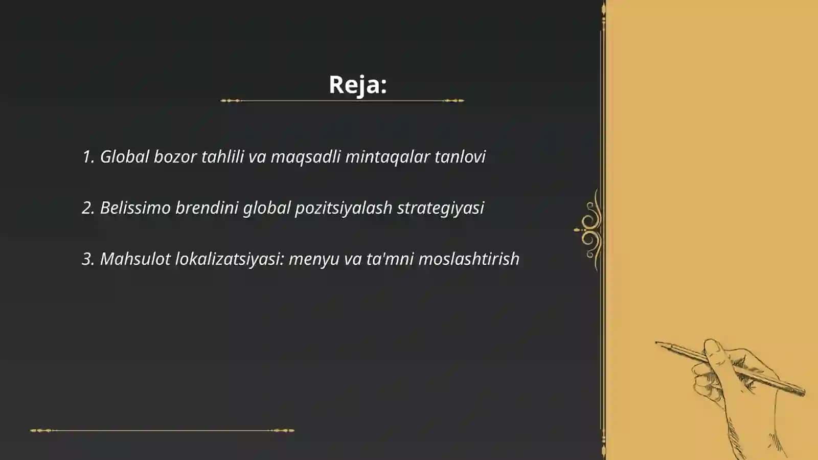 Global Bozorga Olib Chiqish Strategiyasi 2