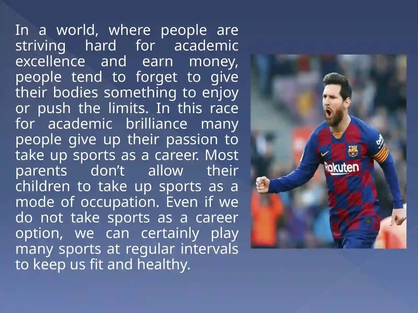 The importance of Sports in ourlife 2