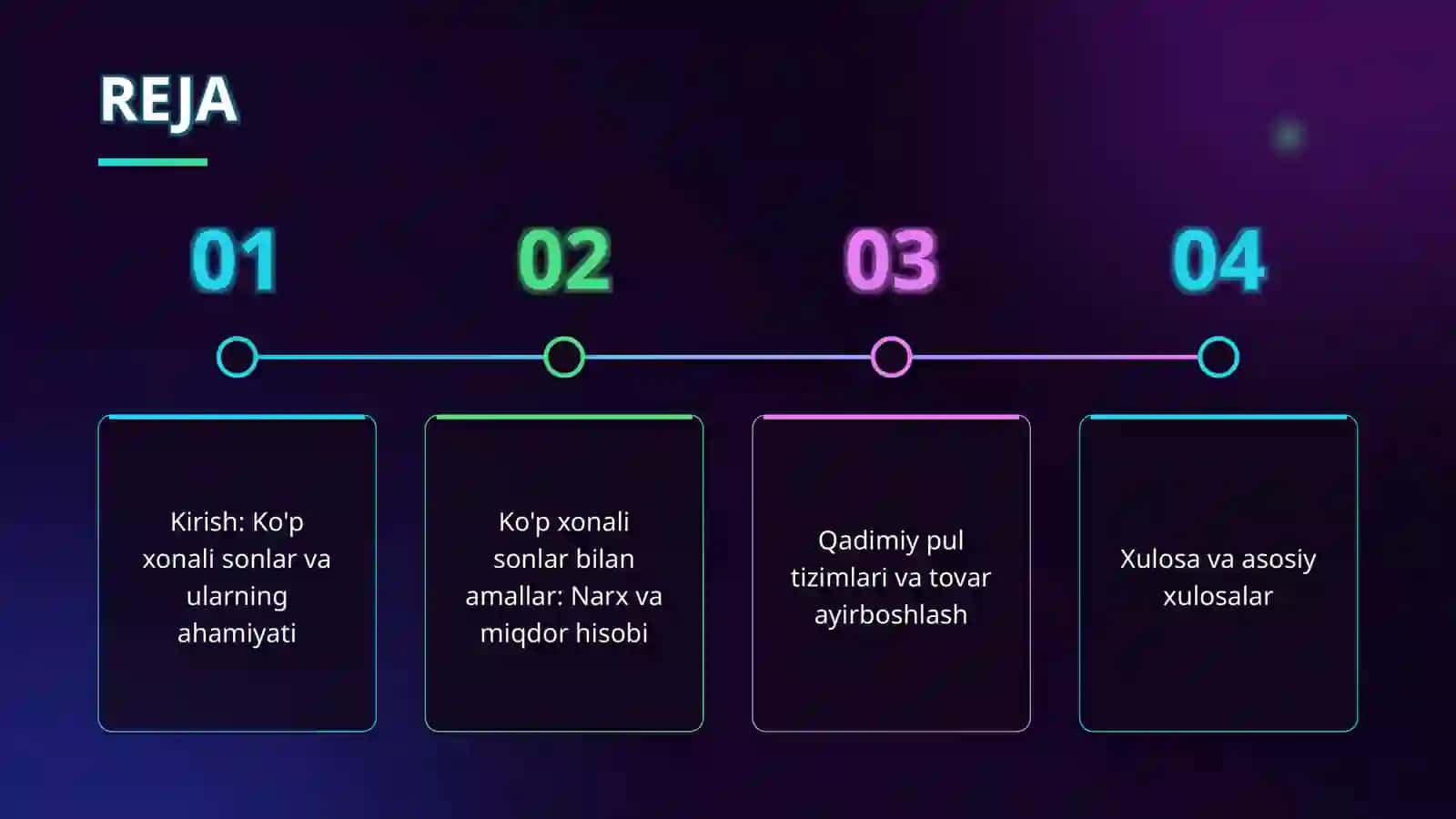 Köp xonali sonlarning öqilishi va yozilishi 2