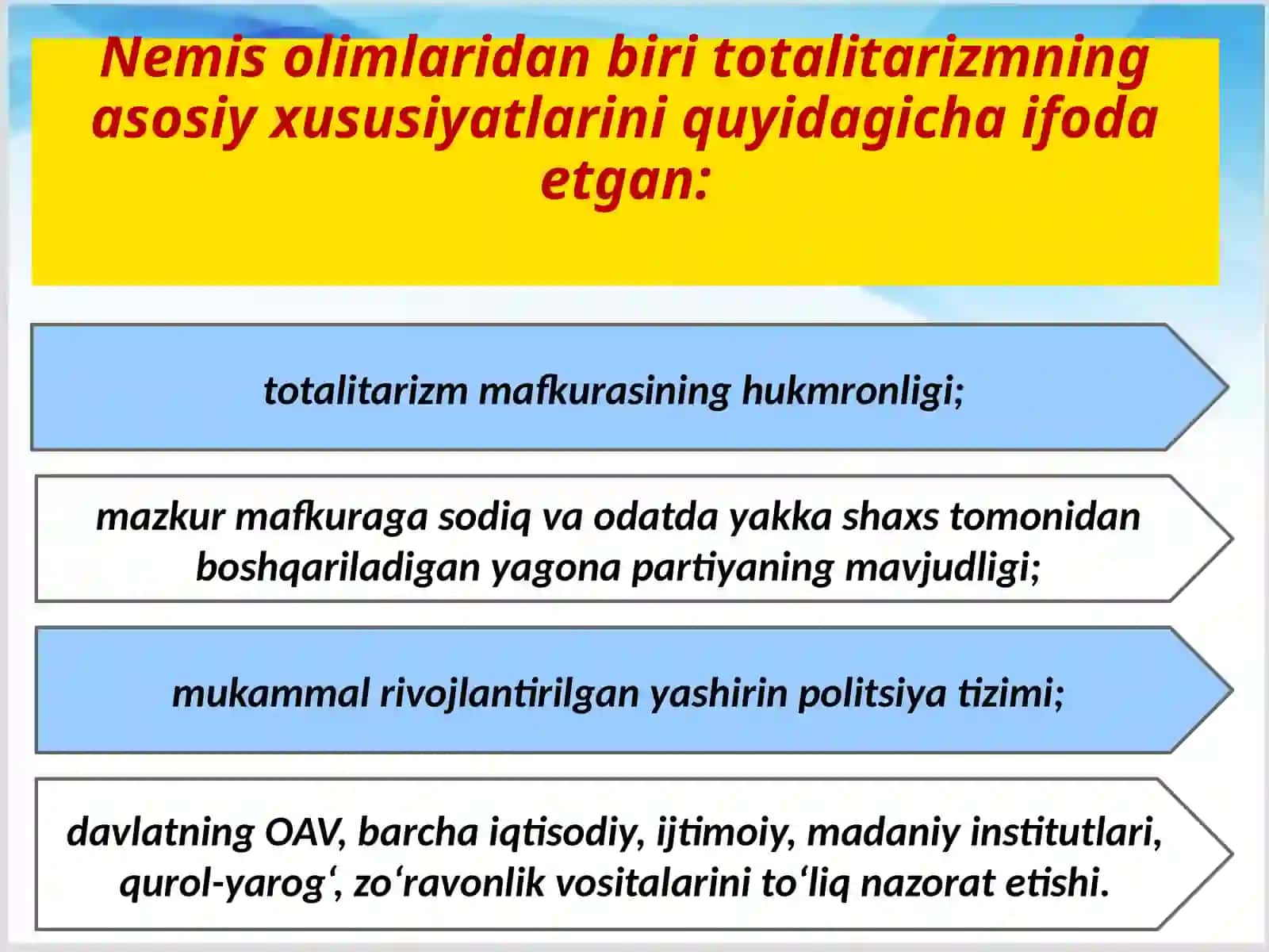 Totalitarizm va demokratiya 2