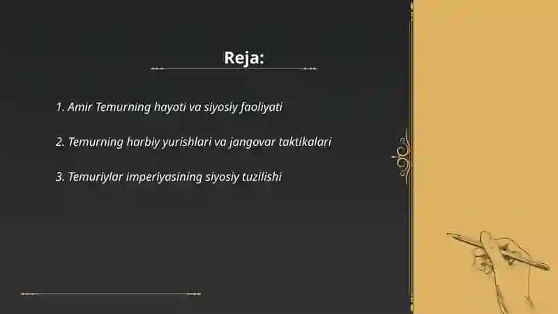 Amir Temur va Temuriylar Tarixi 2