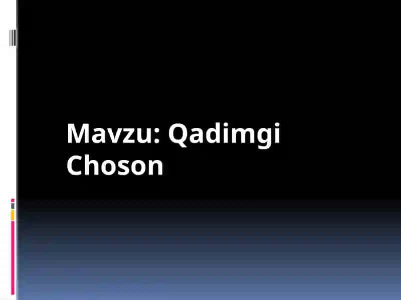 Qadimgi Choson 2