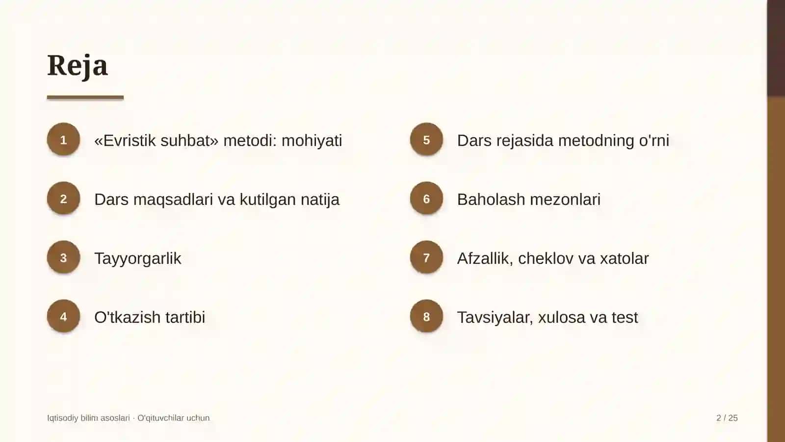iqtisodiy bilim asoslari darslarida evristik suhbat metodidan foydalanish 6806 2