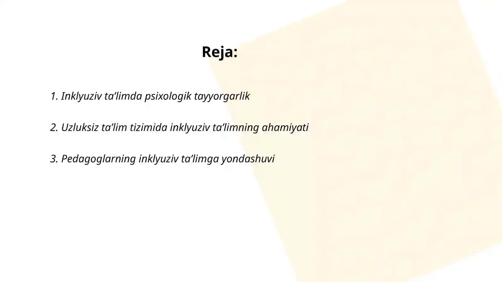 Inklyuziv taʼlimda psixologik tayyorgarlik 2