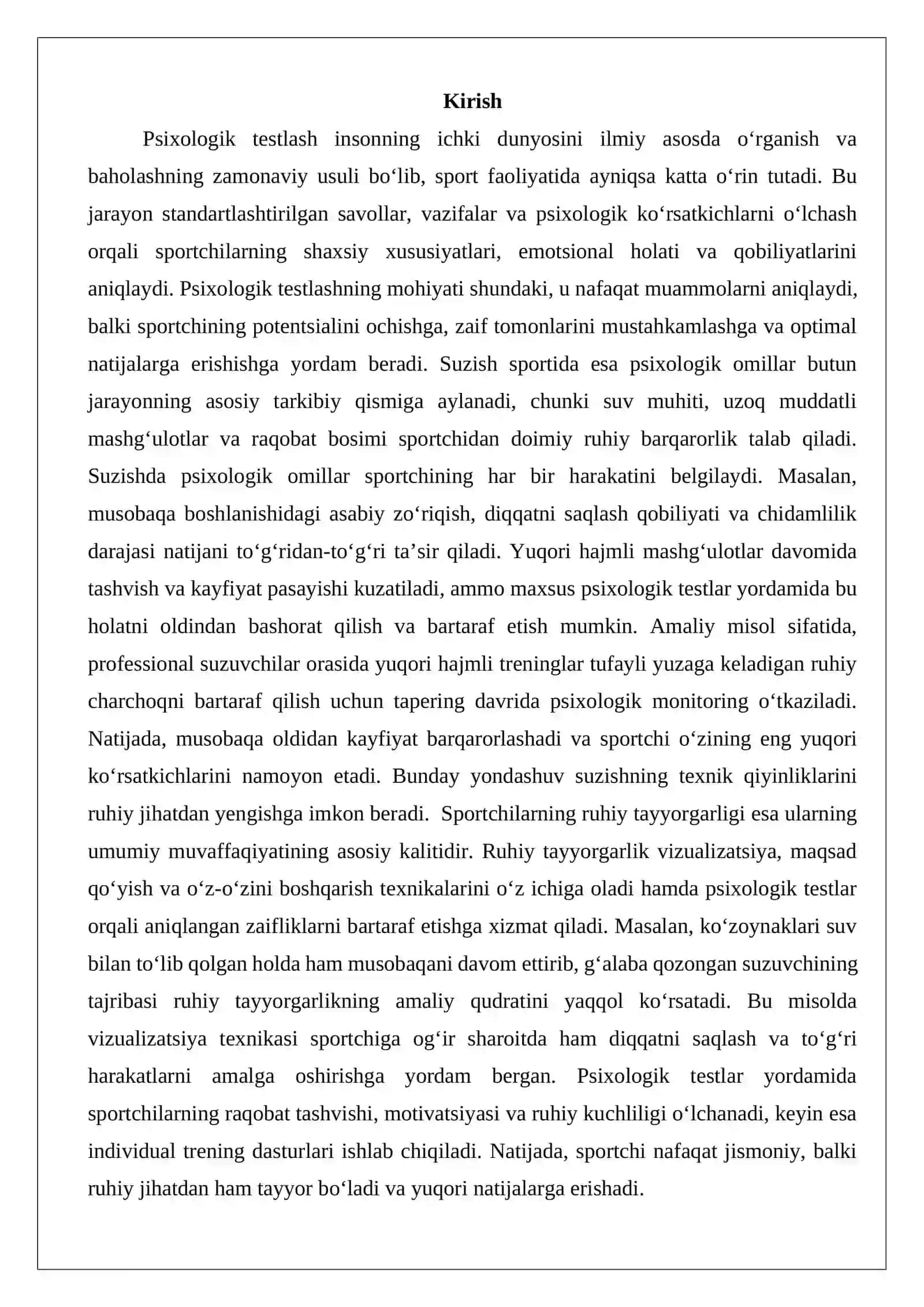 Psixologik testlash 2