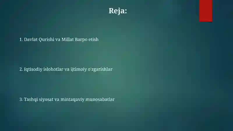 Mustaqillikka erishishda O'zbekistonda ijtimoiy-siyosiy jarayonlar 2