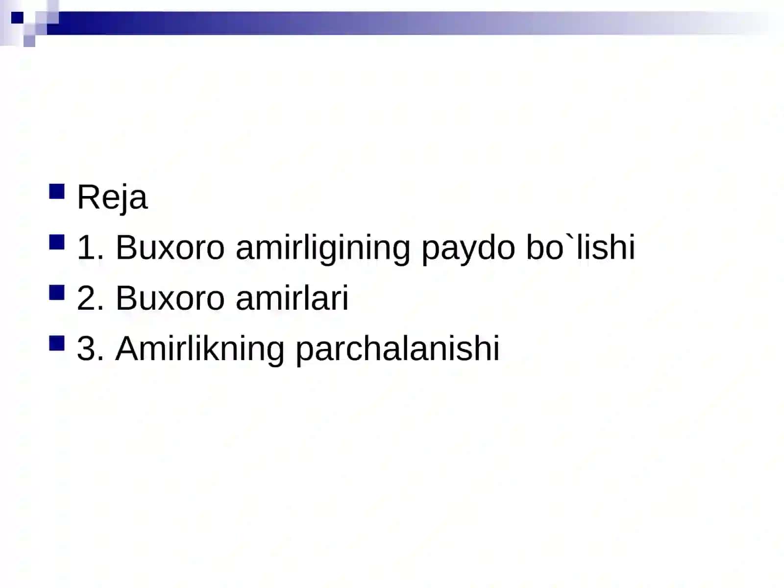 O'ZBEKISTON SHAHARLAR TARIXI FANI 2