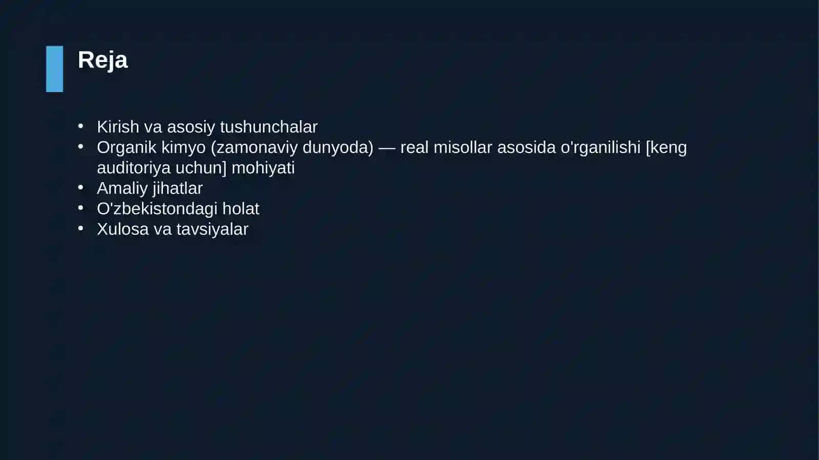 Organik kimyo (zamonaviy dunyoda) — real misollar asosida o'rganilishi [keng auditoriya uchun] 2