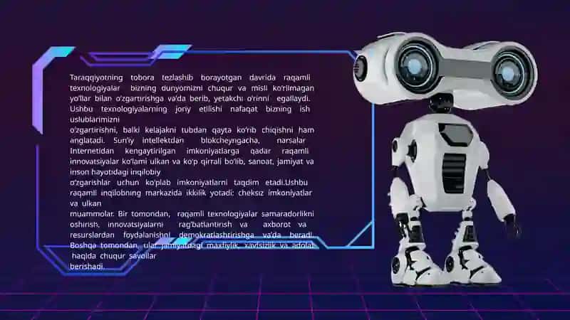 KELAJAK TEXNOLOGIYALARI VA RAQAMLASHTIRISH 2