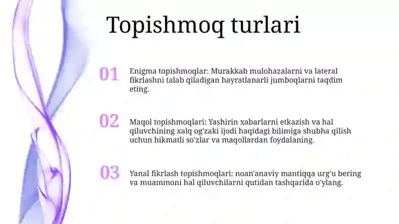 Quvnoq Topishmoqlar 2