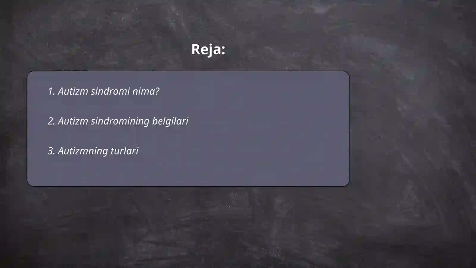 Autizm sindromli bolalar 2