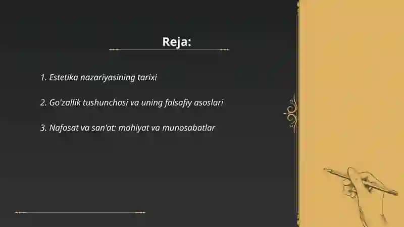 Estetika (Nafosat falsafasi) 2