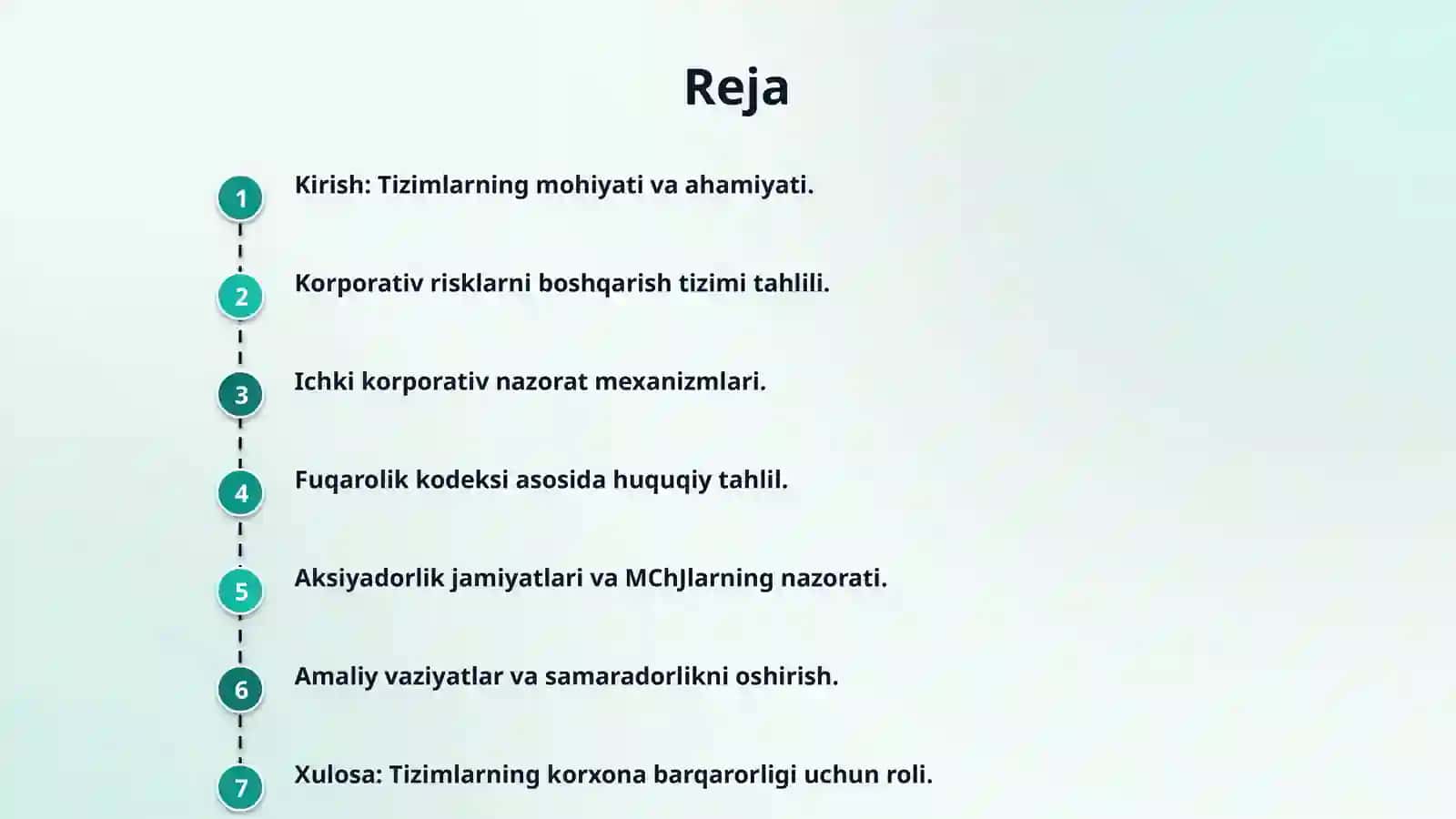 Korporativ risklarni boshqarish tizimi va ichki korporativ nazorat 2