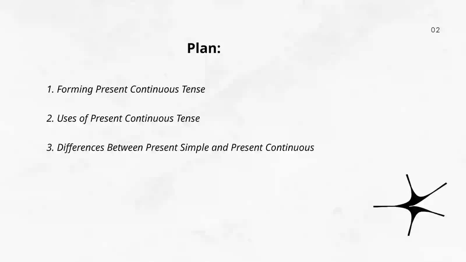 Present Continuous Tense 2