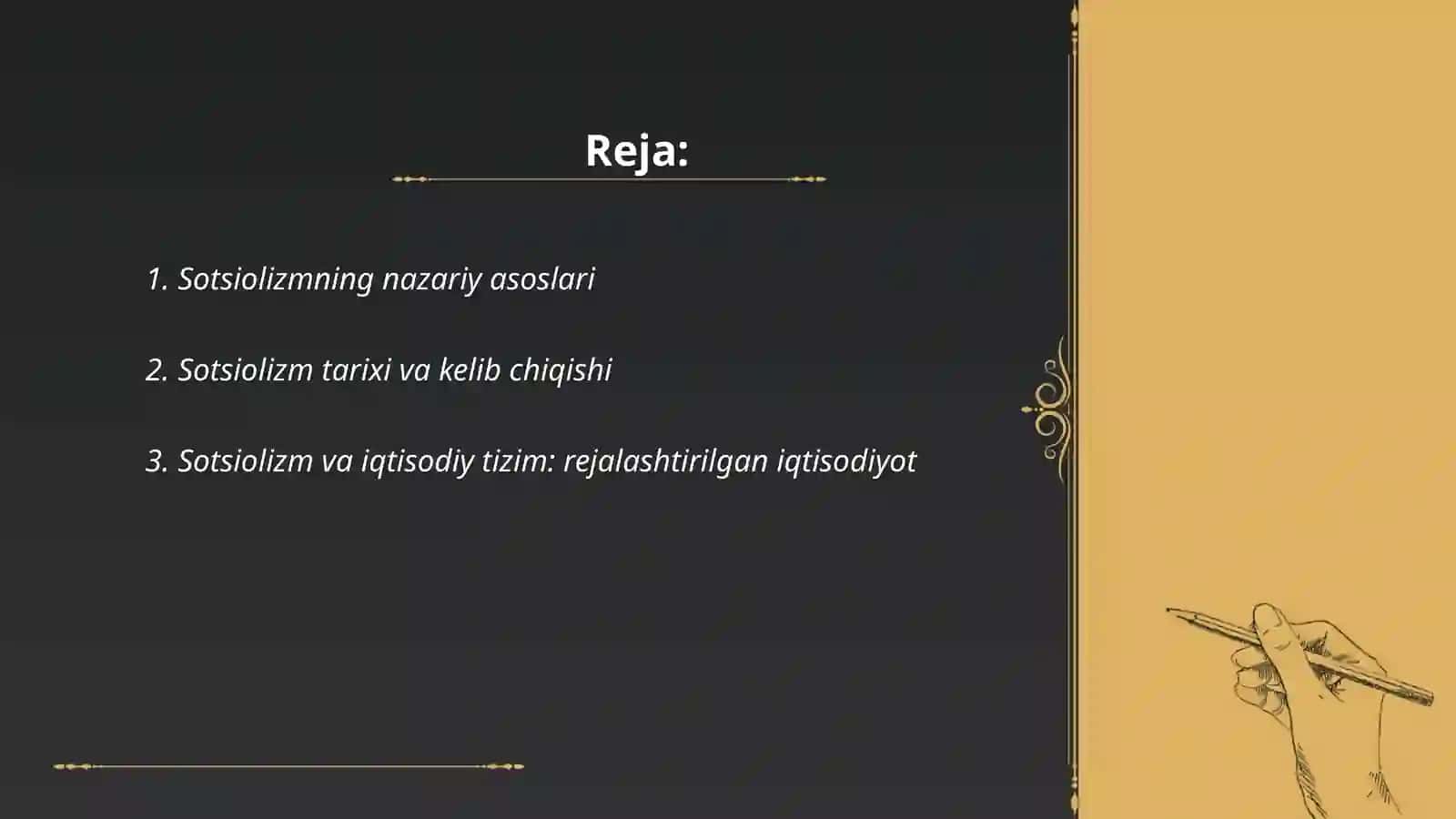 Sotsiolizmning nazariy asoslari 2