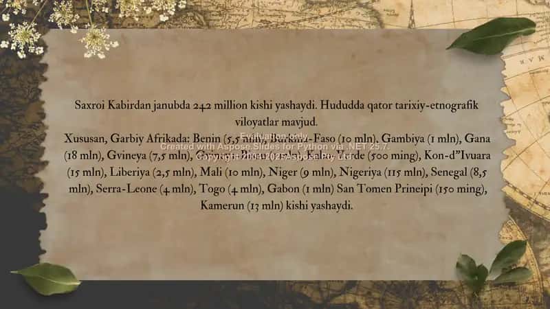 Afrika xalqlari haqida 2