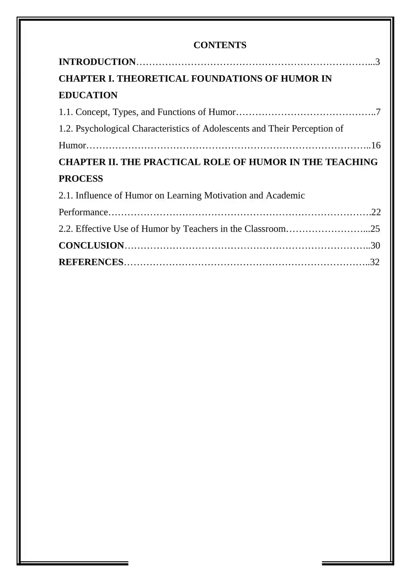 Role of humor in teaching adolescents 2