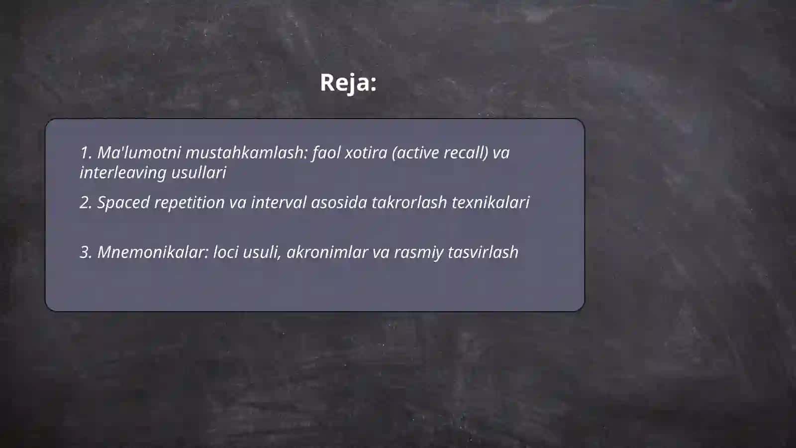Bilish jarayonlari va tafakkur 2