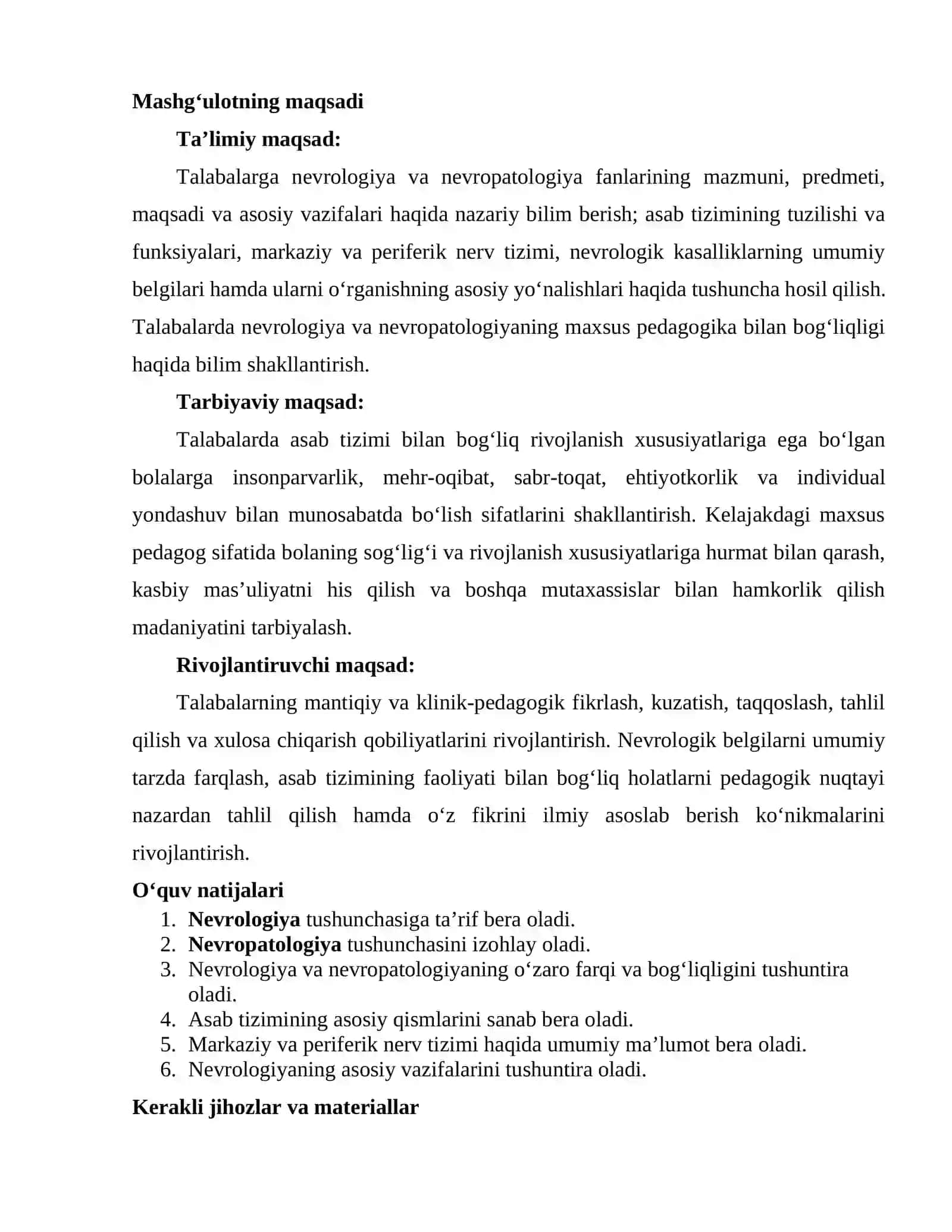 Nevralogiya va nevrapatologiya haqida umumiy tushunchalar 2