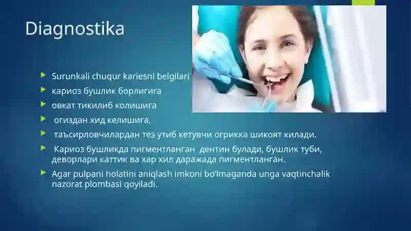 Surunkali chuqur kariesni davolash usuli 2