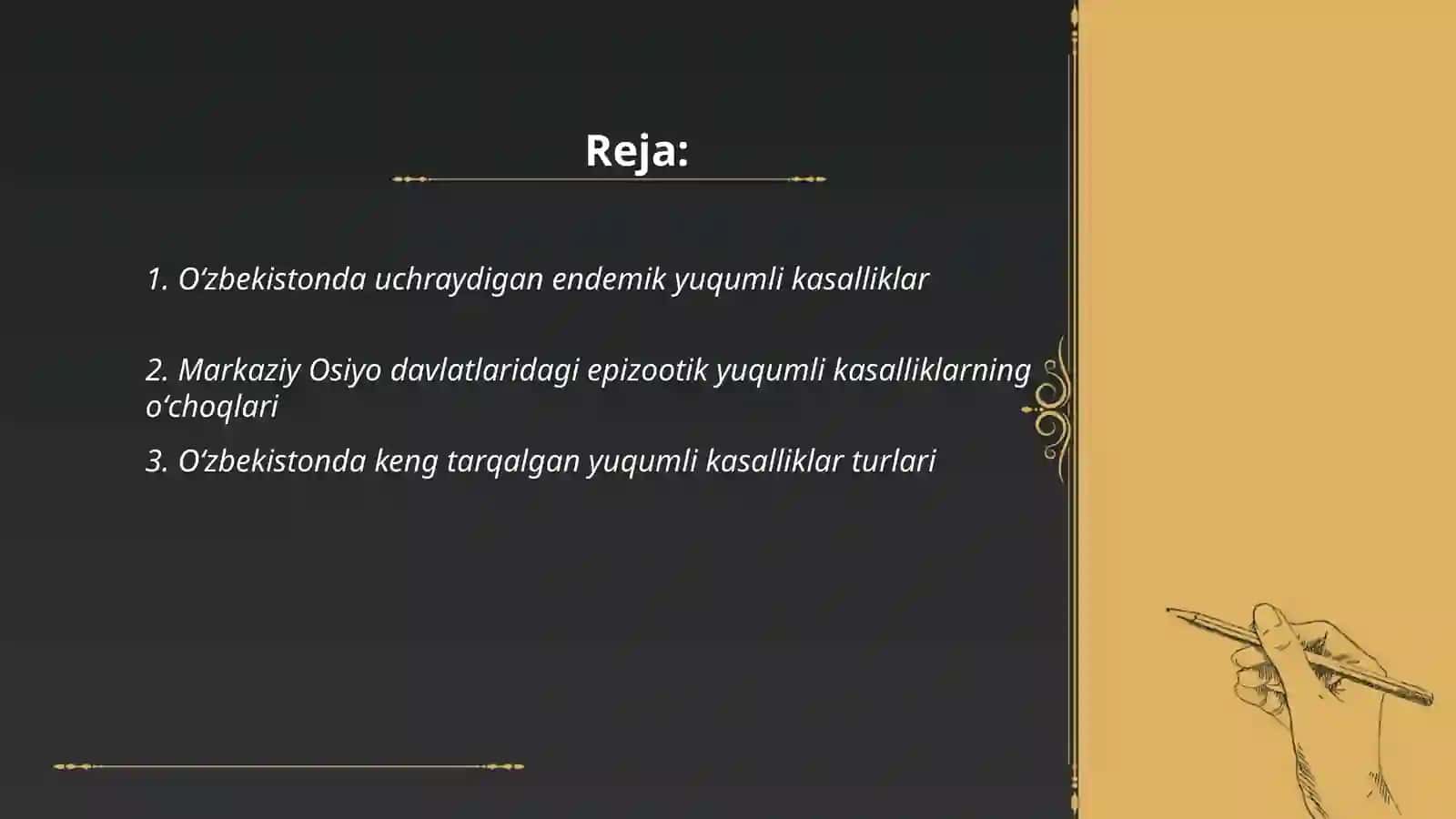 Yuqumli kasalliklar oʻchoqlari va ularning qoʻshinlar uchun epidemiologik ahamiyati 2