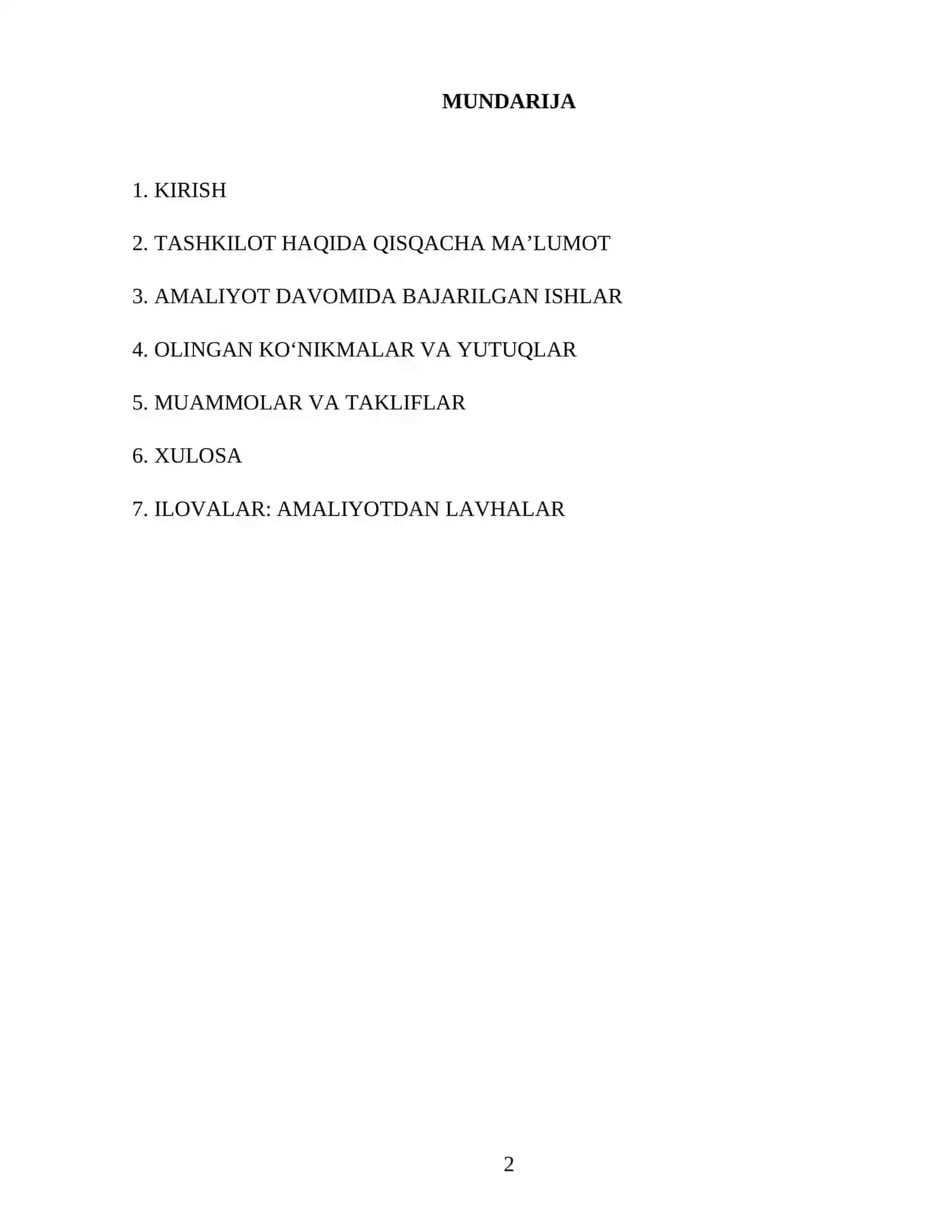 Umumiy oʻrta ta'lim maktabida musiqa madaniyati fanidan olib borilgan yillik ishlar 2