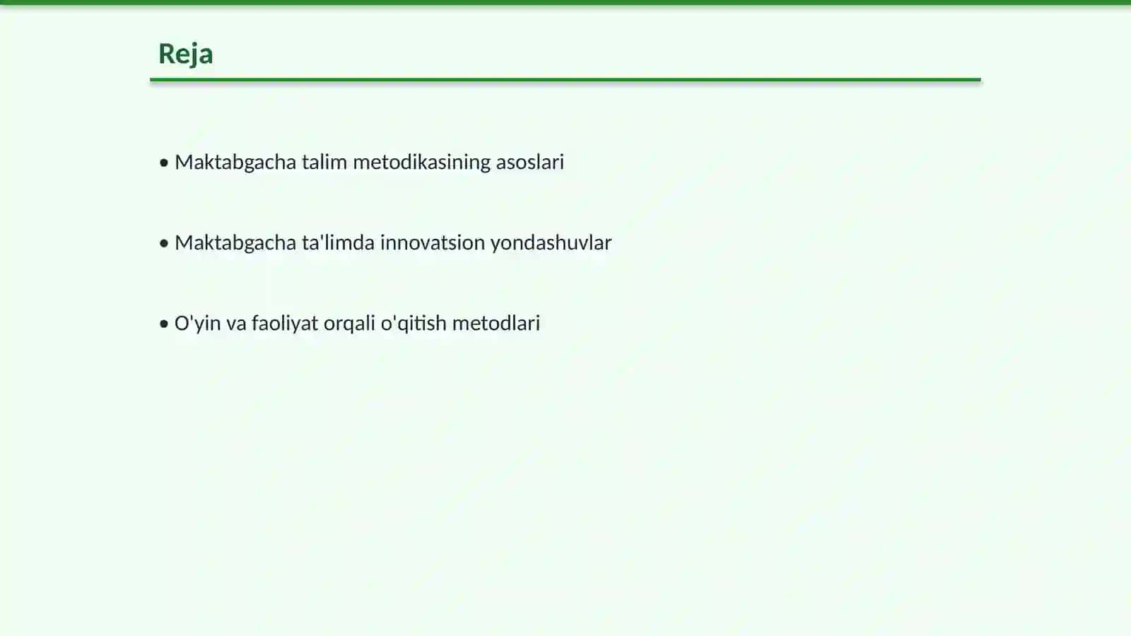 Maktabgacha talim xususiy metodikasi fani 2