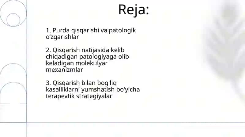 Membranalar Buzilishlarni Patologik Jarayonni Kelib Chiqishidagi OʻRni 2