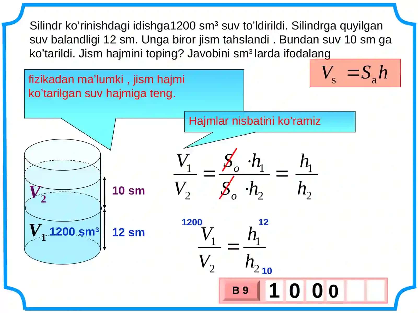 Silindr ko'rinishdagi idish 2
