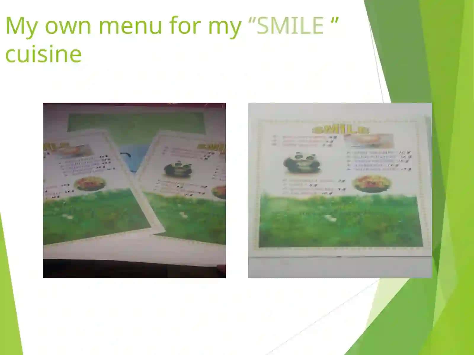 MENU DESIGN 2