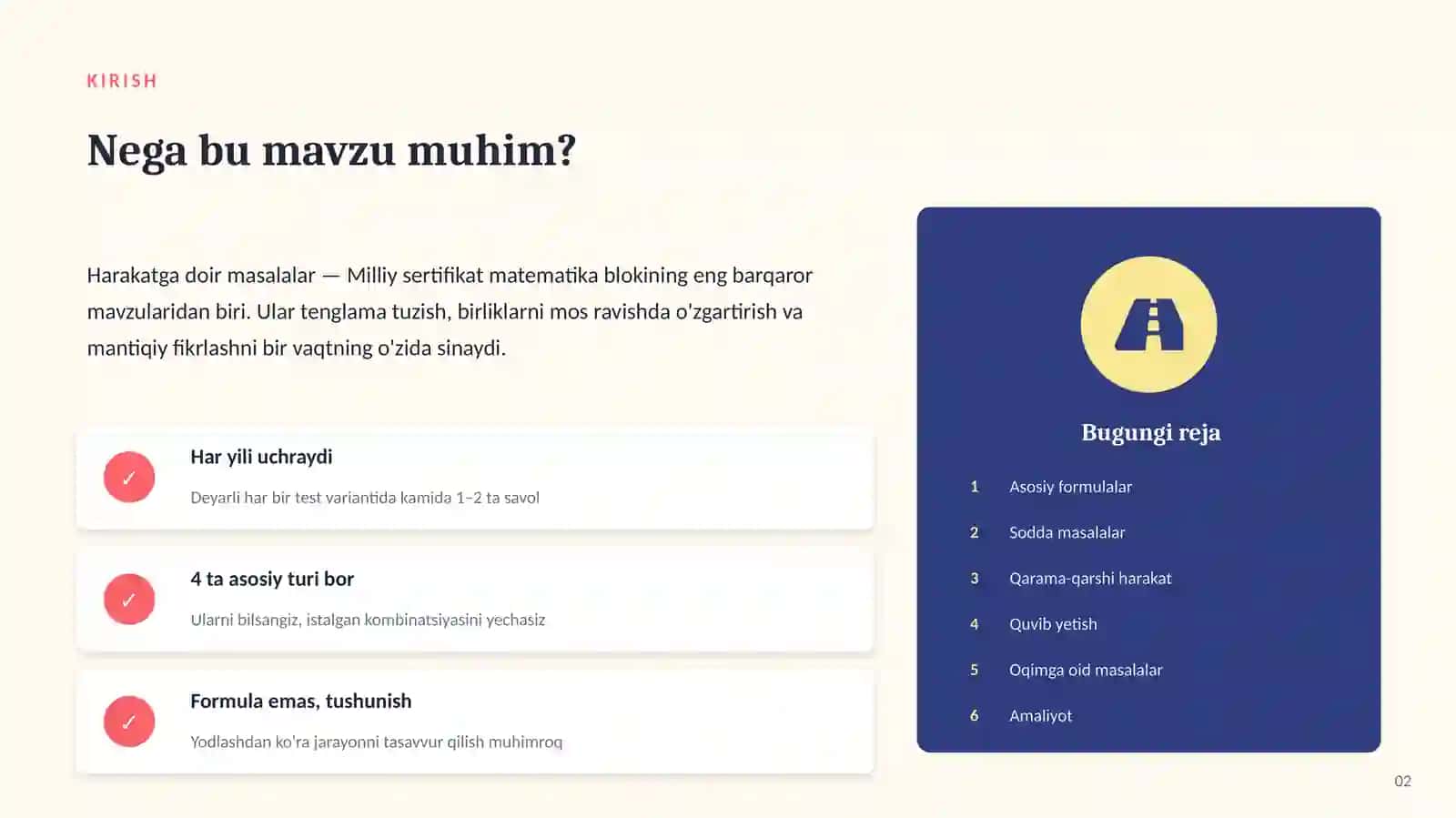 MATEMATIKA — MILLIY SERTIFIKAT 2