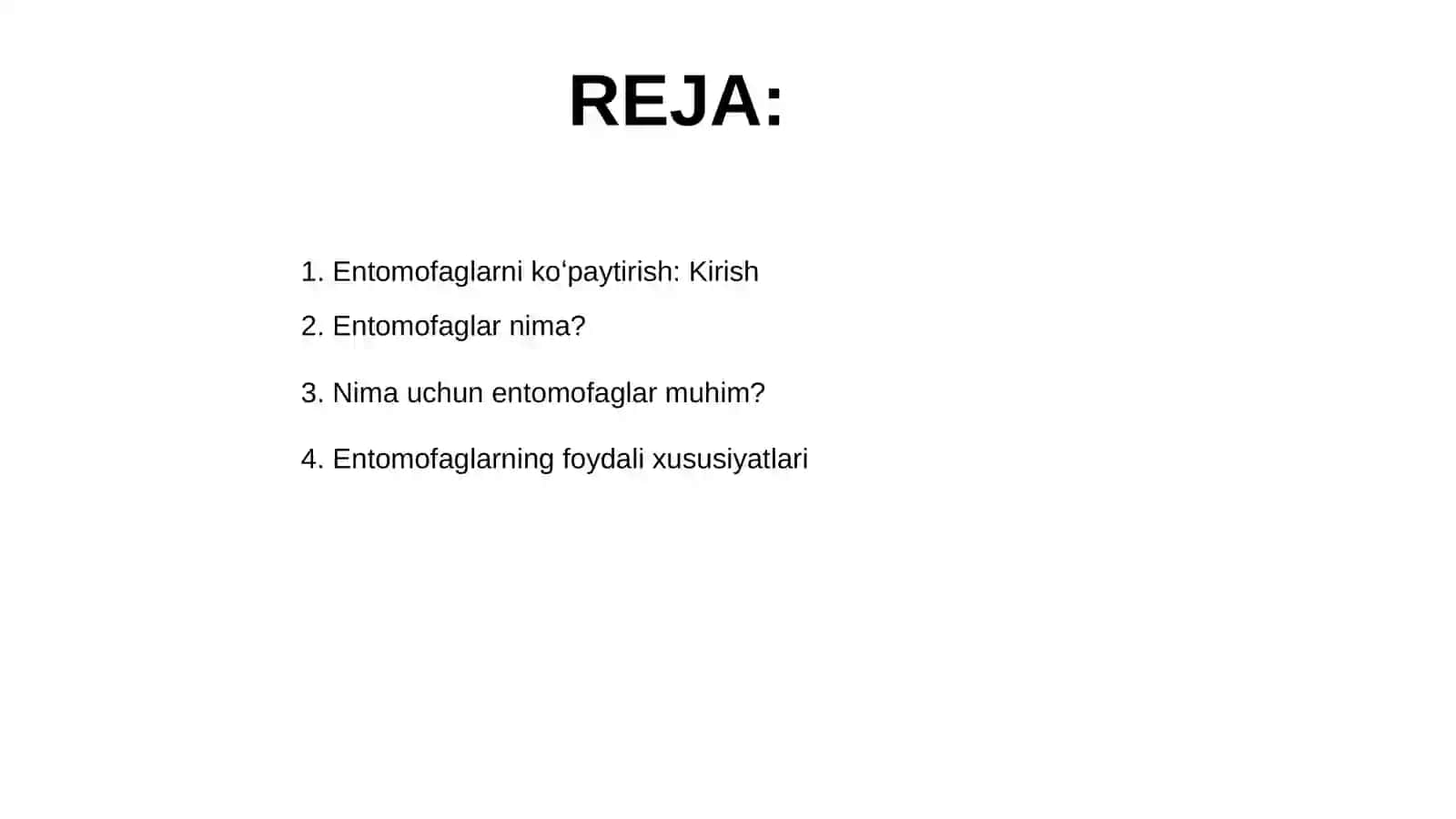 Entomofaglarni koʻpaytirish texnologiyasi 2