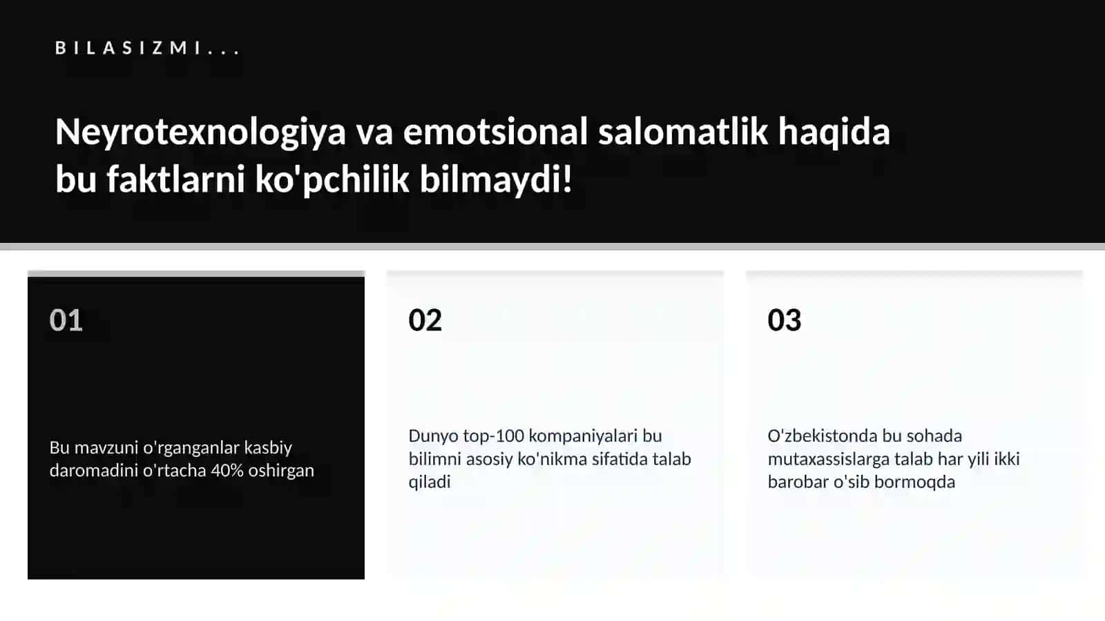 NEYROTEXNOLOGIYA VA MIYA 2