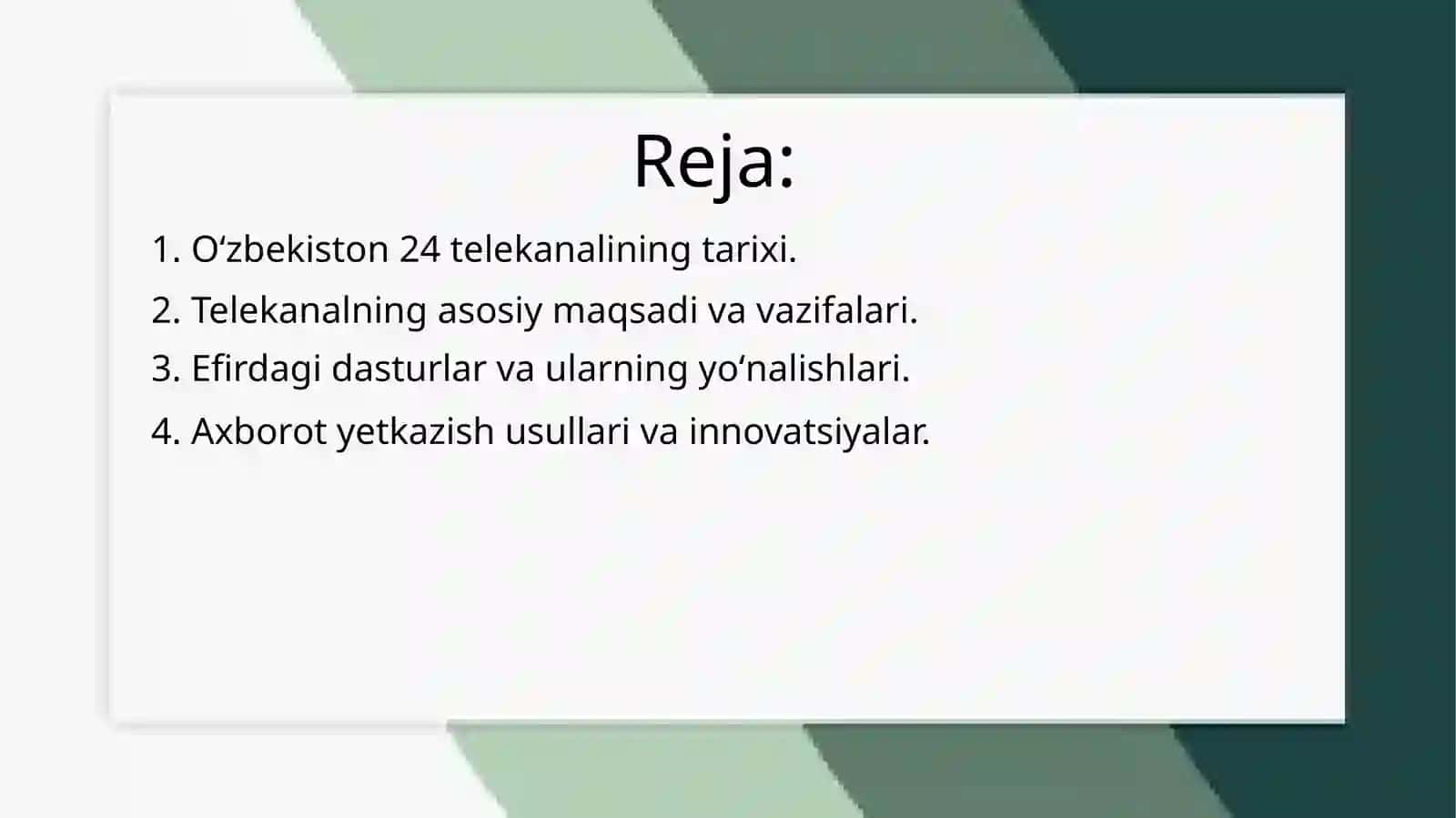 Oʻzbekiston24telekanali 2