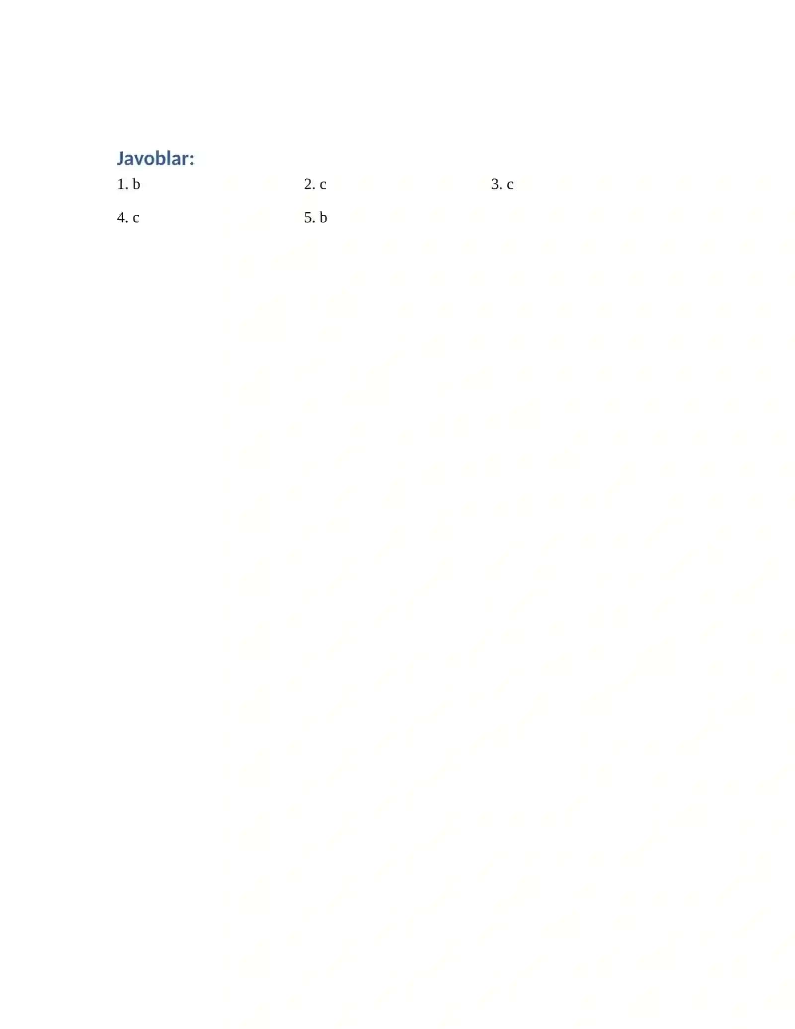 Biologiyadan DTM testlari 2